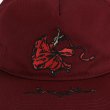 画像2: PASS~PORT.  " RED FLAG WORKERS CAP " - MAROON (2)
