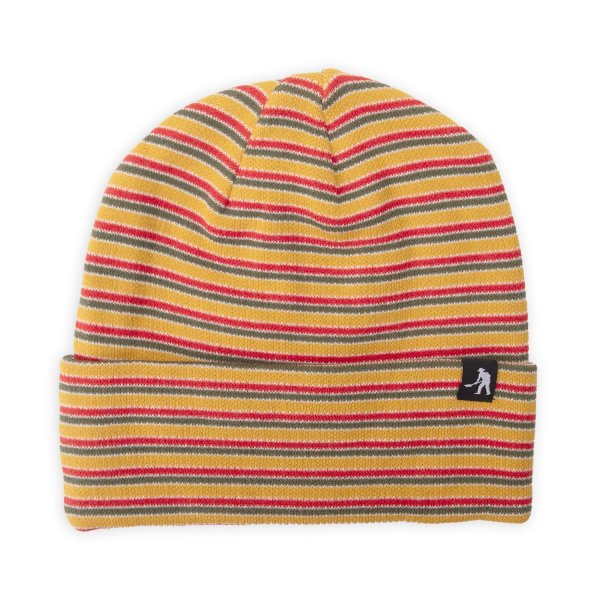 画像1: PASS~PORT.  " Organic Cotton STRIPE KNIT BEANIE " - MUSTARD MULTI (1)