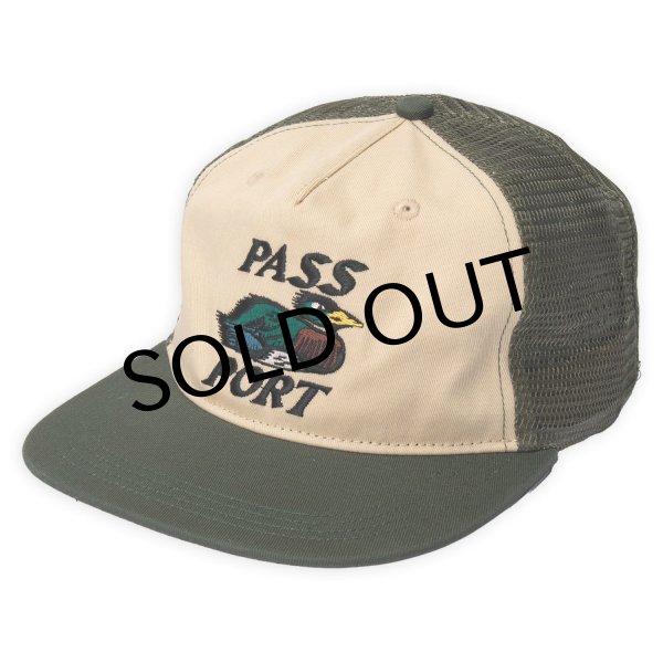 画像1: PASS~PORT.  " FAST DUCK WORKERS TRUCKER " - CREAM / ELM (1)