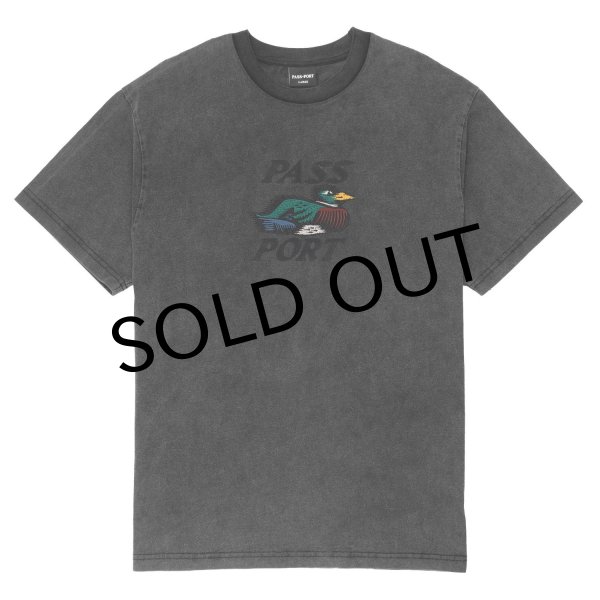 画像1: PASS~PORT.  " FAST DUCK TEE " - BLACK ACID (1)