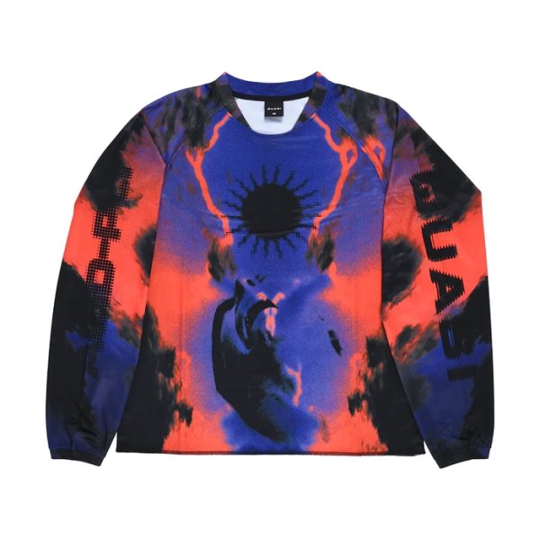 画像1: QUASI " POWERBAND RAGLAN JERSEY "- SUNSET (1)