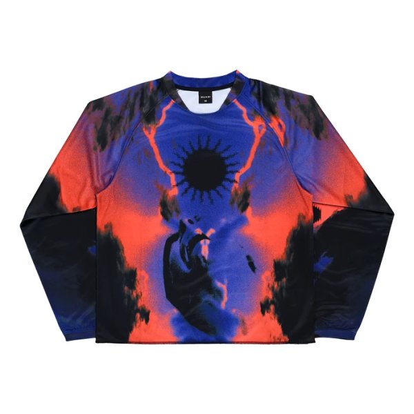 画像2: QUASI " POWERBAND RAGLAN JERSEY "- SUNSET (2)