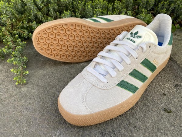 画像5: ADIDAS " GAZELLE ADV ” - CRYSTAL WHITE / CRYSTAL WHITE / GUM (5)