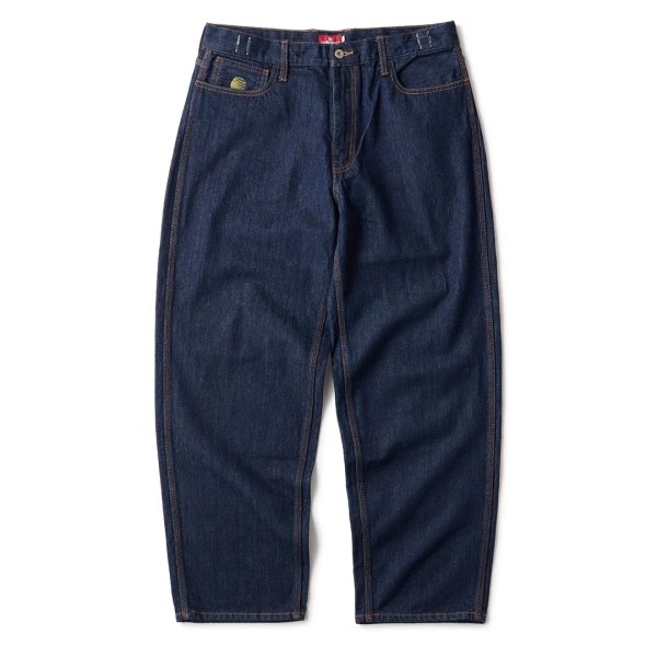 画像1: HELLRAZOR " BAGGIE DENIM PANTS " - ONE WASH INDIGO (1)