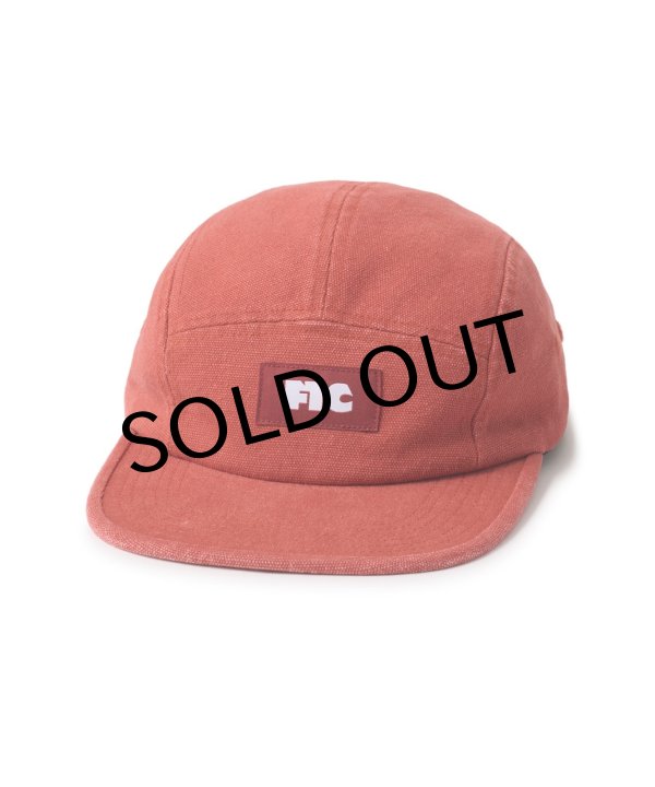 画像2: FTC " WASHED CANVAS CAMP CAP " - BURGUNDY (2)