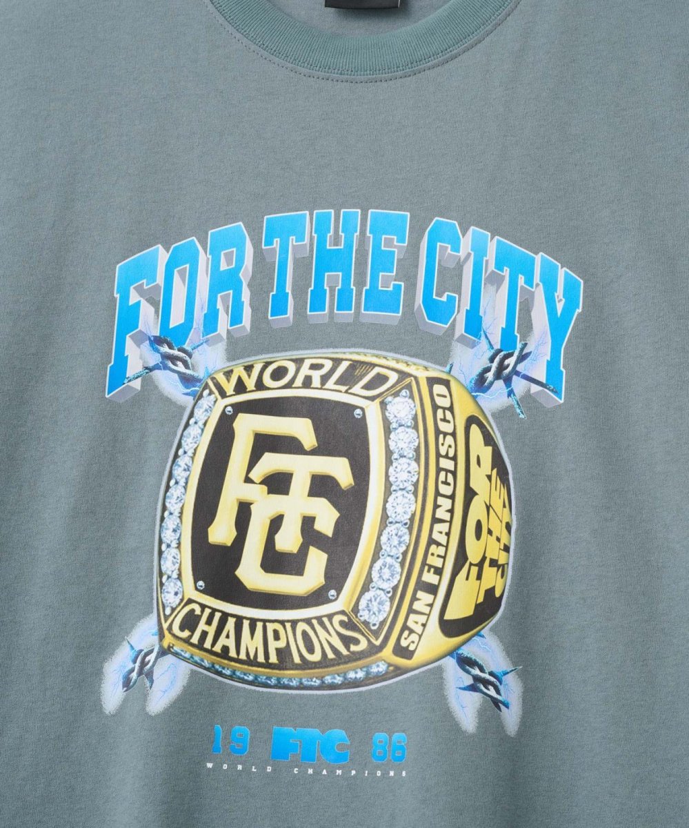 画像3: FTC " CHAMPS RING TEE " - CHARCOAL (3)