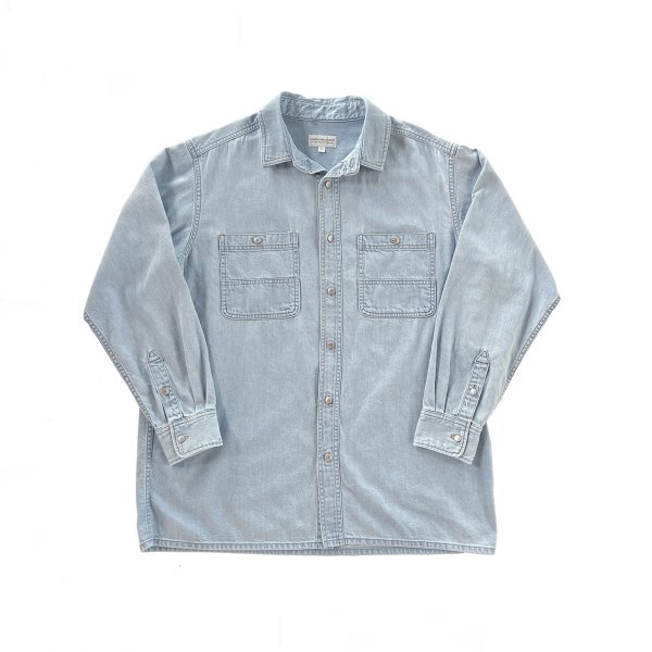 画像1: COMFORTABLE REASON " FADE DENIM SHIRTS " - INDIGO (1)