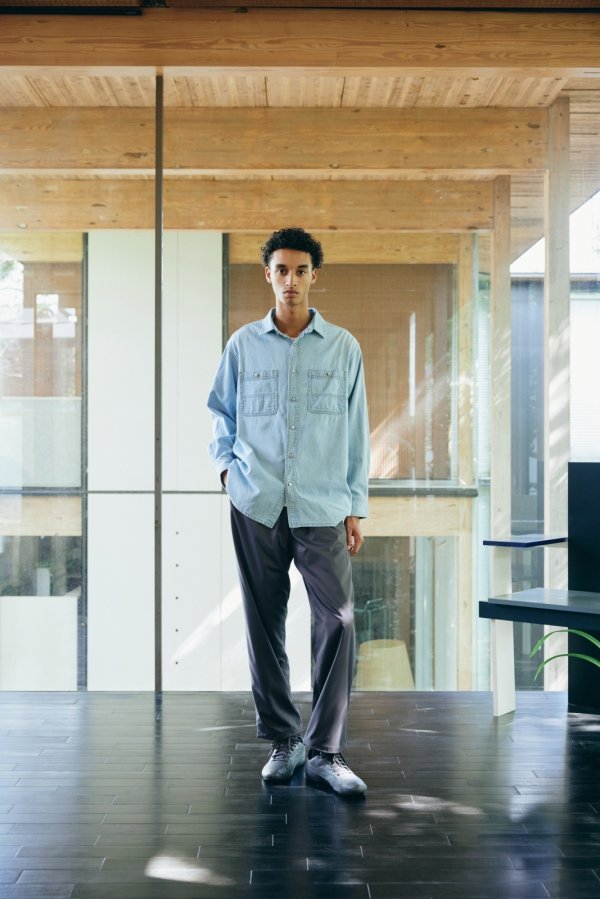 画像5: COMFORTABLE REASON " FADE DENIM SHIRTS " - INDIGO (5)