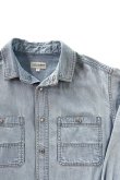 画像4: COMFORTABLE REASON " FADE DENIM SHIRTS " - INDIGO (4)