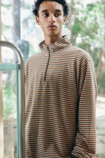 画像7: COMFORTABLE REASON | MULTI BOARDER L/S STAND ZIP  - ORANGE (7)