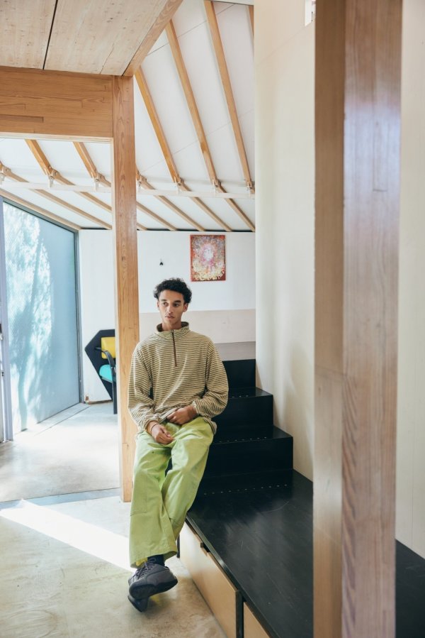 画像6: COMFORTABLE REASON " MULTI BOARDER L/S STAND ZIP " - YELLOW (6)