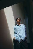 画像6: COMFORTABLE REASON " FADE DENIM SHIRTS " - INDIGO (6)