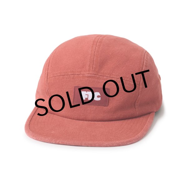 画像1: FTC " WASHED CANVAS CAMP CAP " - BURGUNDY (1)