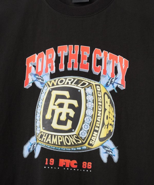 画像3: FTC " CHAMPS RING TEE " - BLACK (3)