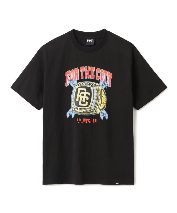 画像2: FTC " CHAMPS RING TEE " - BLACK (2)