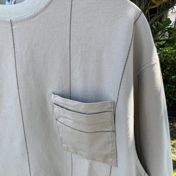 画像3: NOROLL " UNEVENNESS L/S TEE " (3)