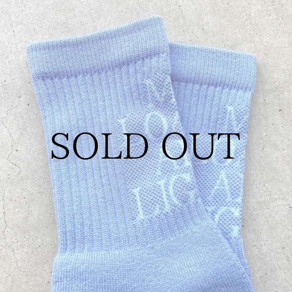 画像2: MY LOADS ARE LIGHT " TEXT / M.L.A.L ” - SKY BLUE (2)