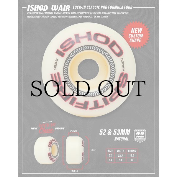 画像5: 【 SPITFIRE WHEELS 】 " FORMULA FOUR / ISHOD WAIR " - 53MM / LOCK-IN CLASSIC 99DU   (5)