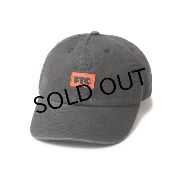 画像1: FTC " SMALL LOGO 6 PANEL " - BLACK (1)