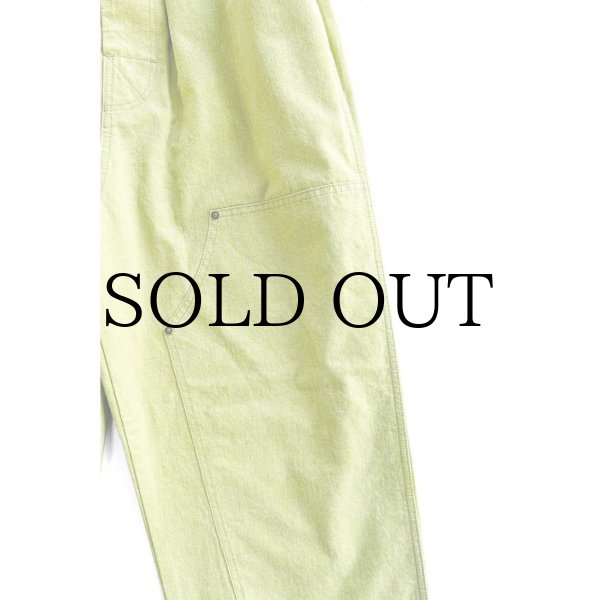 画像4: COMFORTABLE REASON " DOUBLE KNEE PIGUMENT PANT " - BLACK (4)