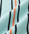 画像3: FTC " STRIPE KNIT POLO " - TEAL (3)