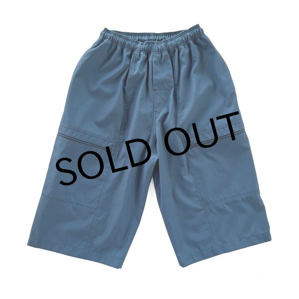 画像1: COMFORTABLE REASON " CROPPED SHORTS " - WORK BLUE (1)