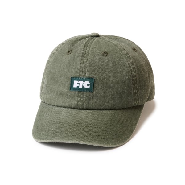 画像1: FTC " SMALL LOGO 6 PANEL " -FOREST GREEN (1)