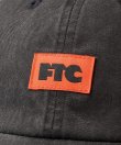画像2: FTC " SMALL LOGO 6 PANEL " - BLACK (2)