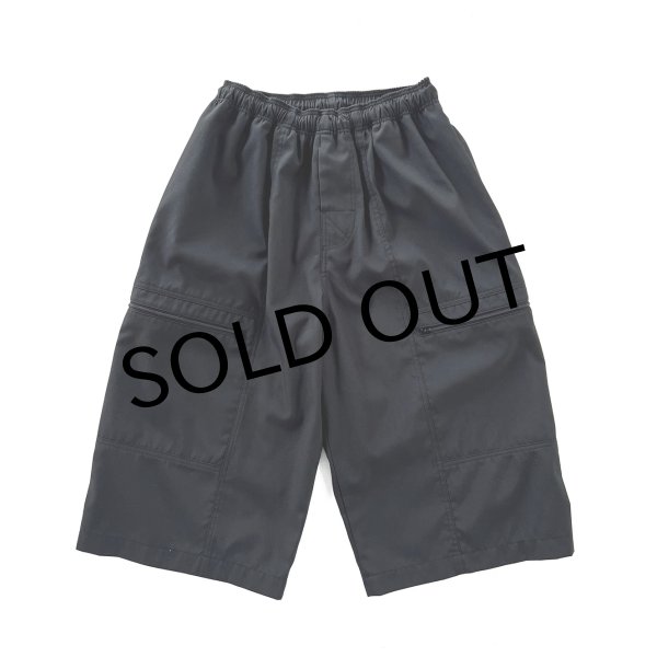 画像1: COMFORTABLE REASON " CROPPED SHORTS " - BLACK (1)