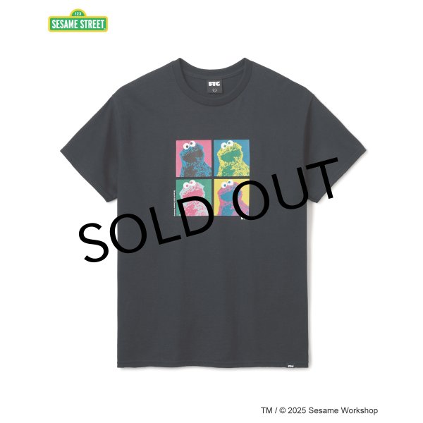 画像1: FTC " SESAME STREET meets FTC / COOKIE MONSTER TEE " - BLACK (1)