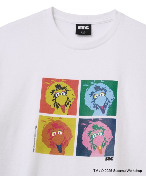 画像2: FTC " SESAME STREET meets FTC / BIG BIRD TEE " - WHITE (2)