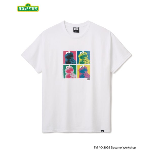 画像1: FTC " SESAME STREET meets FTC / COOKIE MONSTER TEE " - WHITE (1)