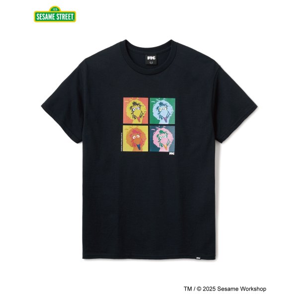 画像1: FTC " SESAME STREET meets FTC / BIG BIRD TEE " - BLACK (1)