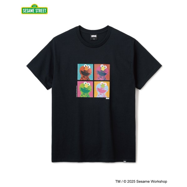 画像1: FTC " SESAME STREET meets FTC / ELMO TEE " - BLACK (1)