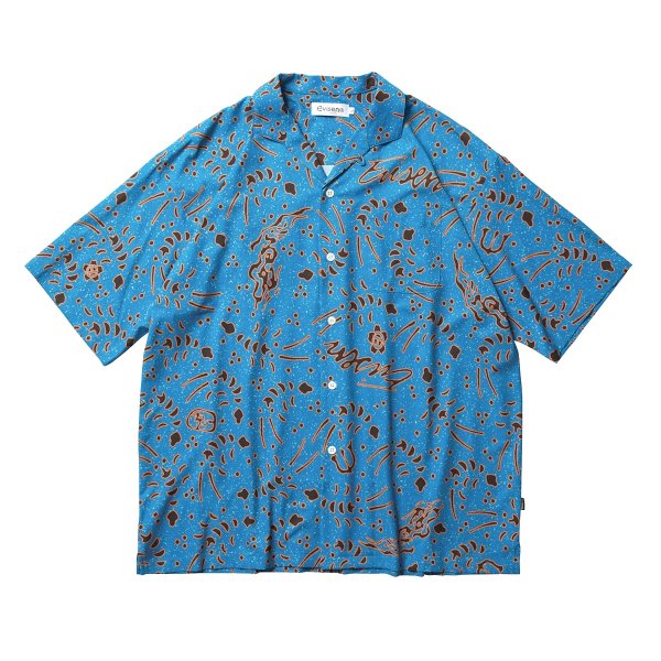 画像1: EVISEN " SHRIMP CHIRASHI STRETCH SHIRT " - BLUE (1)