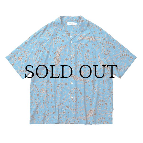 画像1: EVISEN " SHRIMP CHIRASHI STRETCH SHIRT " - BLUE (1)