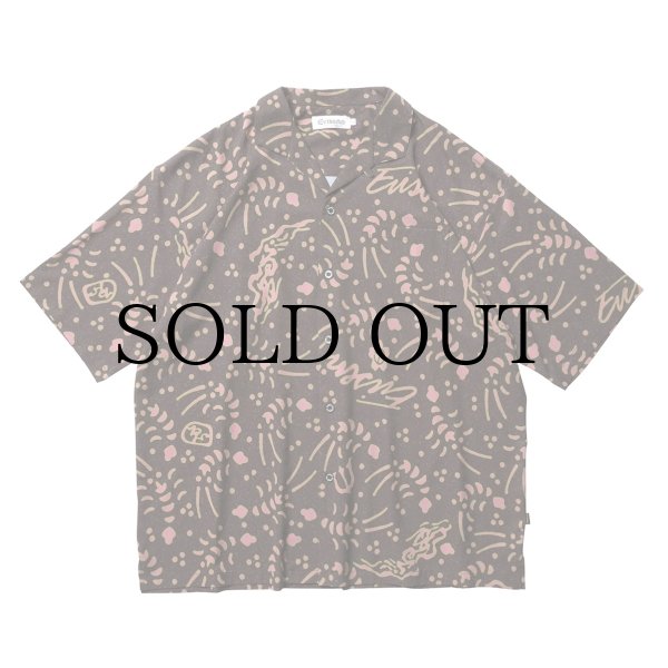 画像1: EVISEN " SHRIMP CHIRASHI STRETCH SHIRT " - BLACK (1)