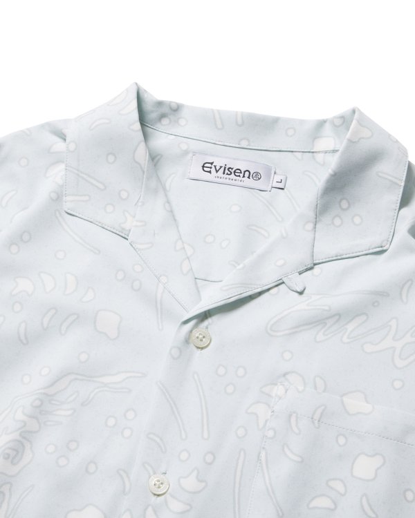 画像3: EVISEN " SHRIMP CHIRASHI STRETCH SHIRT " - BLUE (3)