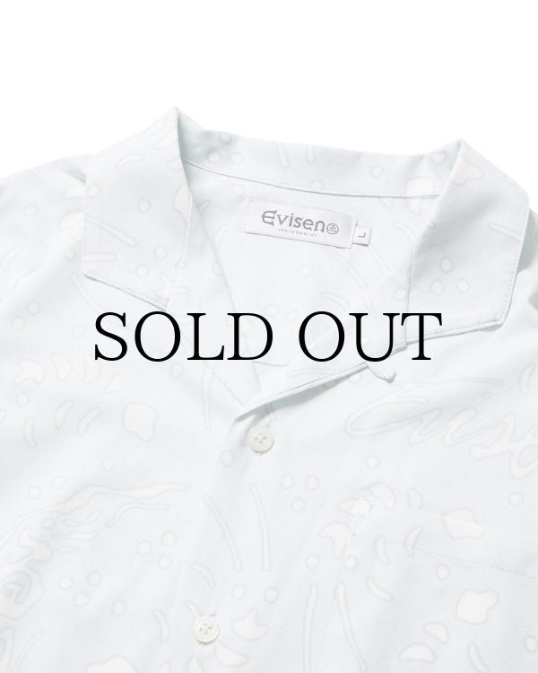 画像3: EVISEN " SHRIMP CHIRASHI STRETCH SHIRT " - BLUE (3)
