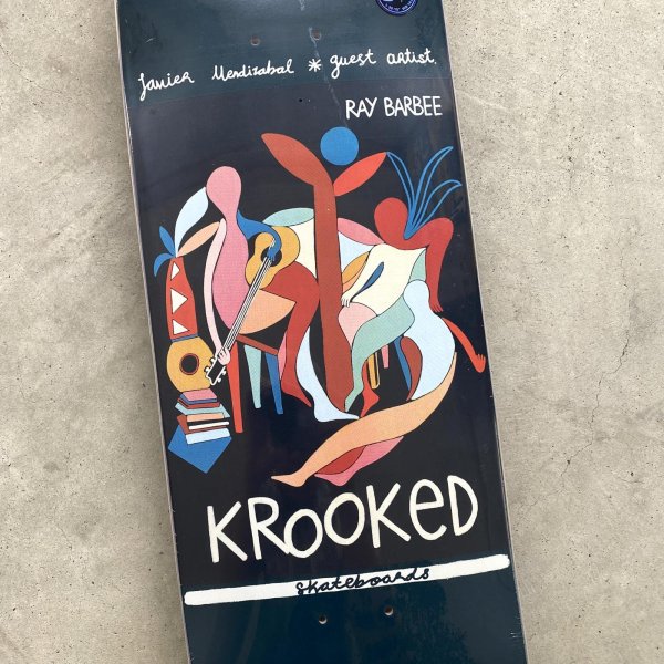 画像2: KROOKED " RAY BERBEE / LITTLE POSTCARDS FROM HOME / guest artist by JAVIER MENDIZABAL  " - 8.88inch (2)