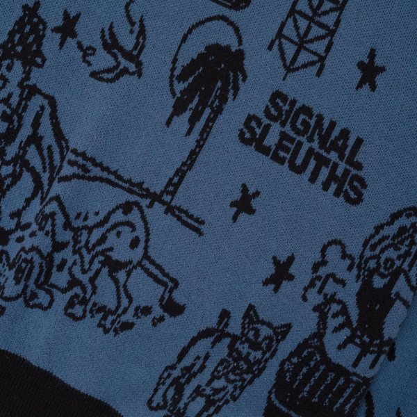 画像3: PASS~PORT.  " EYEBALL KNIT SWEATER " - HARBOUR BLUE / BLACK (3)