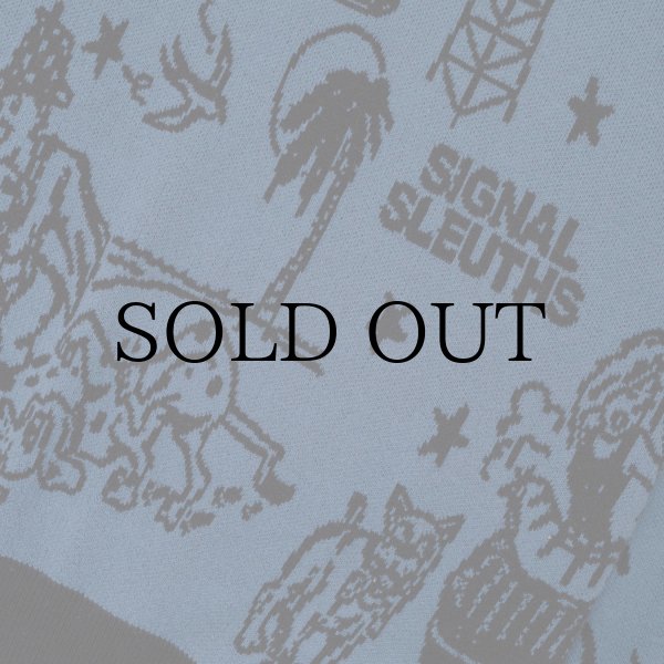 画像3: PASS~PORT.  " EYEBALL KNIT SWEATER " - HARBOUR BLUE / BLACK (3)