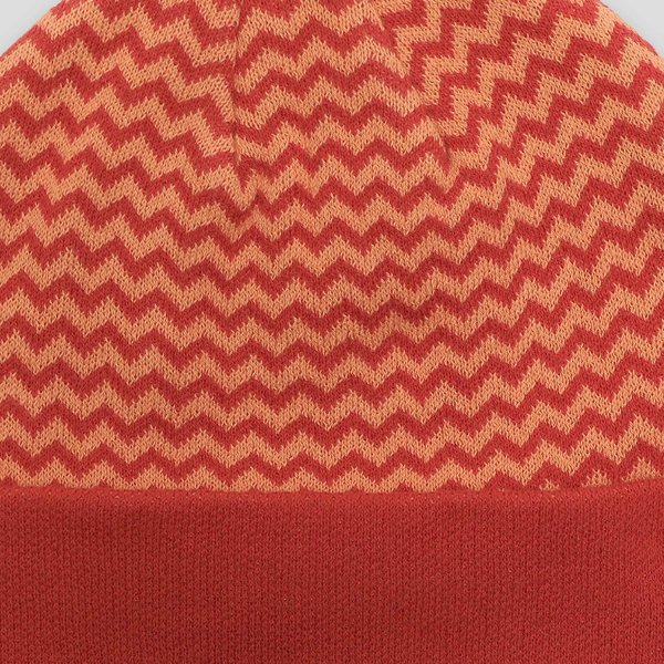 画像2: PASS~PORT.  " ORGANIC COTTON ZIG ZAG BEANIE " - BRICK (2)
