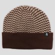 画像1: PASS~PORT.  " ORGANIC COTTON ZIG ZAG BEANIE " - BARK (1)