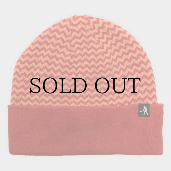 画像1: PASS~PORT.  " ORGANIC COTTON ZIG ZAG BEANIE " - BRICK (1)