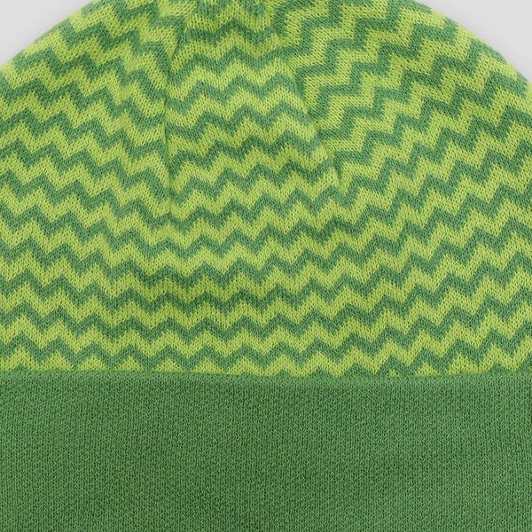 画像2: PASS~PORT.  " ORGANIC COTTON ZIG ZAG BEANIE " - MOSS (2)