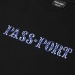 画像3: PASS~PORT.  " GLINT TEE " - BLACK (3)