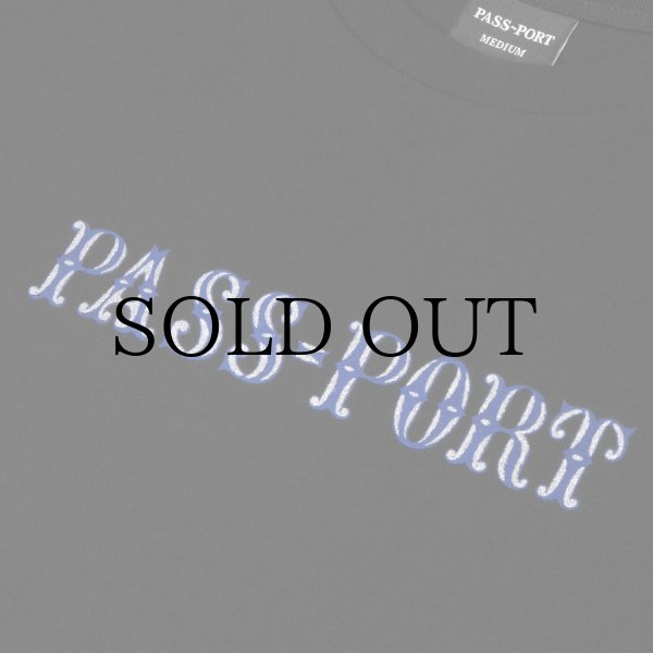 画像3: PASS~PORT.  " GLINT TEE " - BLACK (3)