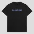 画像1: PASS~PORT.  " GLINT TEE " - BLACK (1)