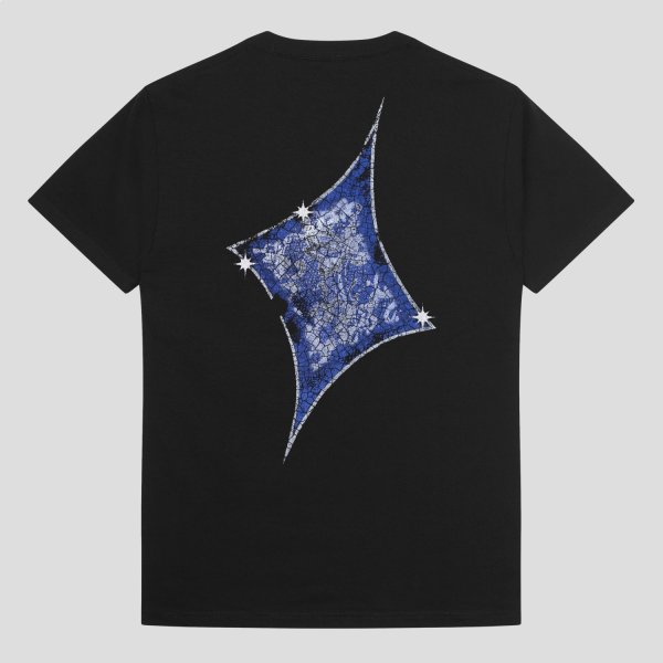 画像1: PASS~PORT.  " GLINT TEE " - BLACK (1)